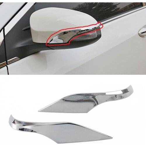 Lofty Richy Pair Chrome Plated Side Mirror Rear View Mirror Cover Trim Molding Overlay For Toyota Corolla 2014-2017 Altis E170