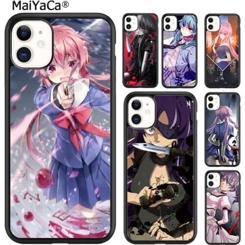 MaiYaCa Mirai Nikki Future Diary Phone Case Cover For iPhone SE 6s 7 8 plus X XR XS 11 12 pro max Samsung Galaxy S8 S9 S10 shell