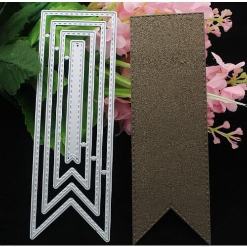 Ribbon Metal Cutting Dies Stencil DIY Scrapbooking Album Stamp Paper Card Embossing Decor Crafts