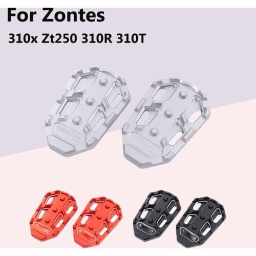 For Zontes Shengshi 310x Modified Pedal Zt250 Plus-Sized Large Pedal 310R Accessories 310T Plus-Sized Large Non-Slip Pedal