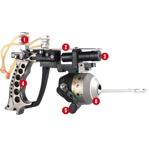 Powerful Catapult Full Set Fishing Slingshot Arrow Laser Slingshot Bow Powerful Fishing Catapult Large strong Slingshot Hunting