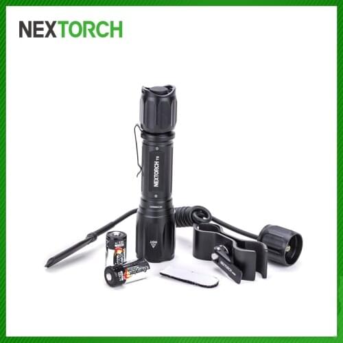NEXTORCH T5 Hunting Flashlight Set 760 Lumens 400 Meters Beam Distance Multi-function DUO Switch CR123A Battery 6-mode Toggle