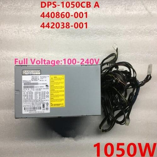 New PSU For HP Workstation XW9400 XW8600 1050W Power Supply DPS-1050CB A 440860-001 442038-001