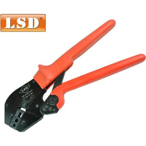 Double pipe line pressing pliers AP-2*616EF for crimping 2*6-16mm2 wire-end ferrules ease use cable end sleeves crimping tool