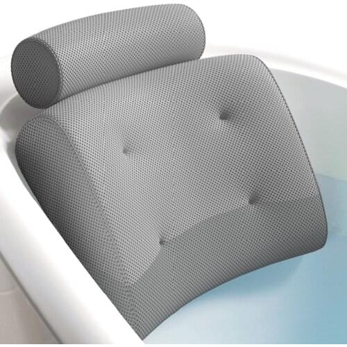 Bath Pillow Spa Bathtub Pillow with Back and Headrest Cushion Neck and Head Rest Support for Bath or Shower bathtub accessories