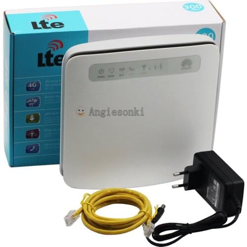 UNLOCKED HUA.WEI E5186s-22a 300Mbps Dual-Band 4G LTE CPE Wireless Router USB RJ11