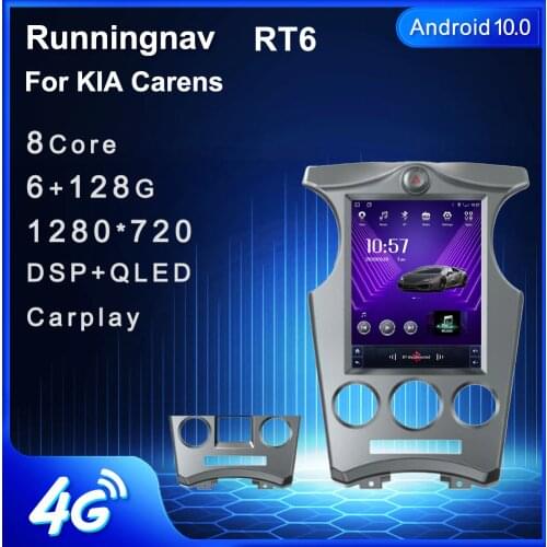 Runningnav For KIA Carens Tesla Type Android Car Radio Multimedia Video Player Navigation GPS