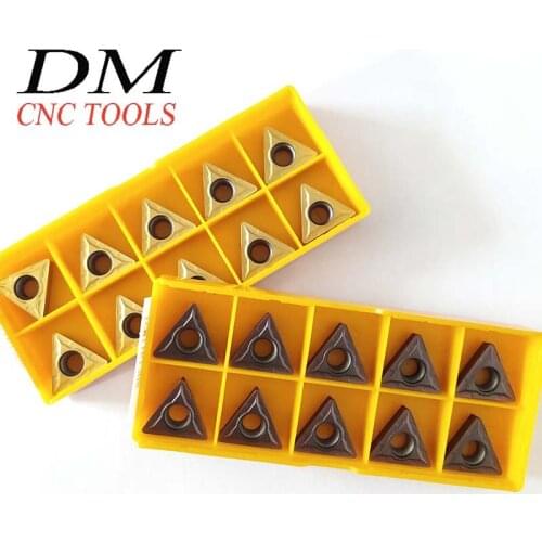10PCS TCMT16T308 US735/TCMT16T308 VP15TF TCMT32.52 Internal Turning tools CNC Machine Lathe Tool Cemented carbide blade