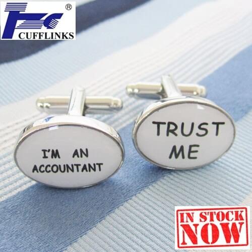 ACCOUNTANT Career Cufflink Cuff Link 2 Pairs Free Shipping Promotion