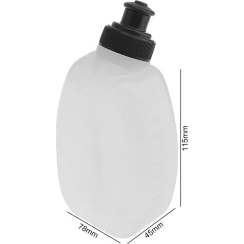 1pcs Portable Running Soft Water Kettle Outdoor Sports Bottle Durable Cycling Body-Building Mountaineering 170ml Water Bottle