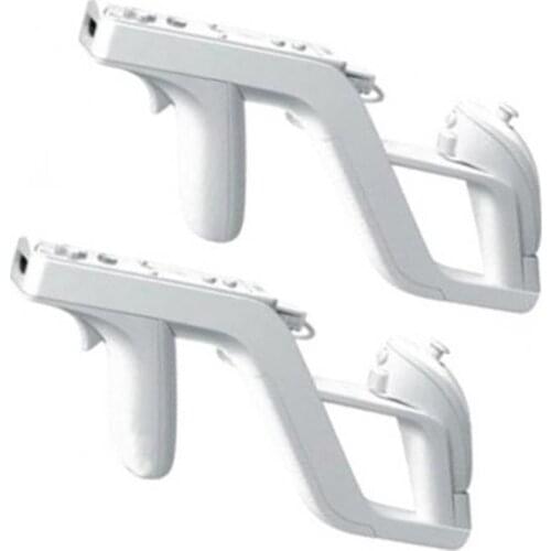 1Pc Detachable Zapper Guns Gamepad for Wii Remote Controller Gaming Accessories Remote Control Shooting Gun- Game Resident Evil