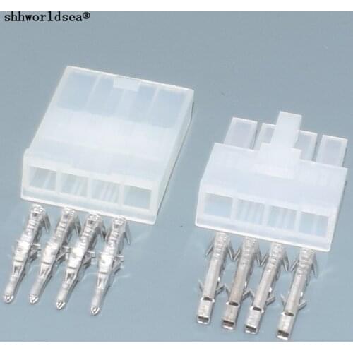 4p Automobile wire connector plug 5557 plastic terminal plug spring terminals Computer modified extension spring