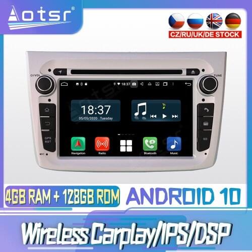Android 10 PX6 128G For Alfa Romeo 147 GT 2016 Carplay DVD GPS Navigation Auto Radio Stereo Multimedia Player HeadUnit 2din