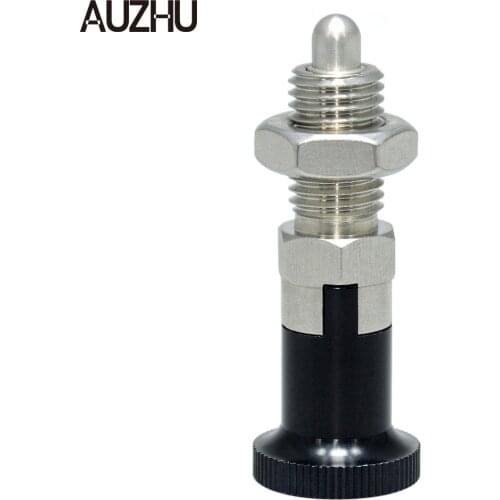 AUZHU PTUS -Stainless Steel Indexing Plunger,Spring Plunger,Rest Position Knob Screw,Bolt With Spring Lock Pins Dia M5/6/8/10/12