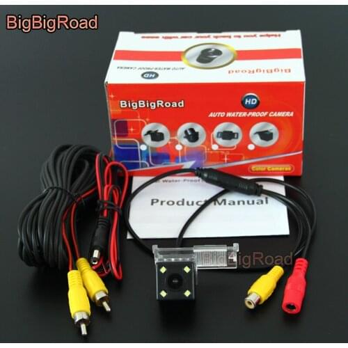 BigBigRoad Car Rear View Camera For peugeot 301 207 208 3008 408 308 RCZ 2011 Citroen C4 / C5 2010 2011 2012 Parking Camera