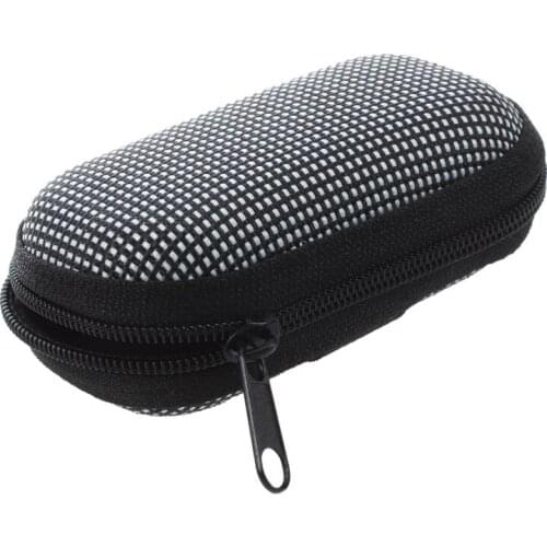 Black White Dotted Cover Case Holder for Folding Presbyopic Reading Glasses