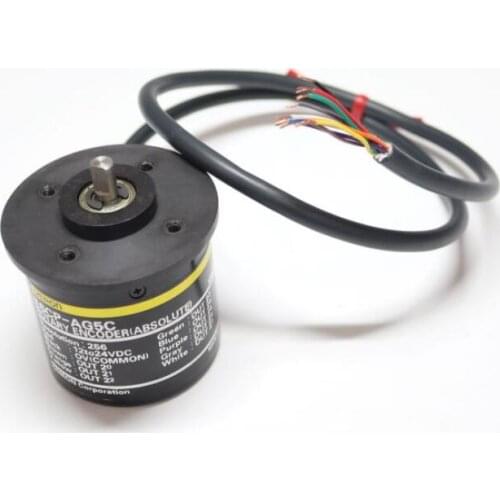 Rotary encoder sensor E6CP-AG5C 256 2M BY OMS E6CP9102M Rotary Encoder Absolute Type φ50
