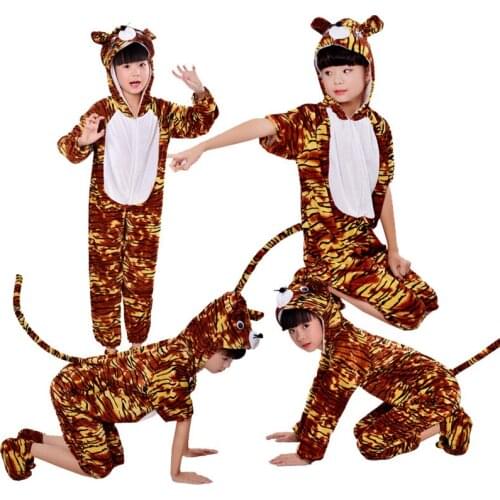 Childrens stage tiger show costume boy girl animal play costume toddler cartoon cosplay dance show love live cosplay