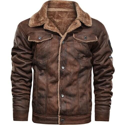 EFKGH Men's Suede Jackets
