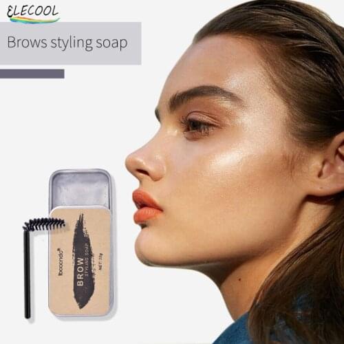 ELECOOL 3D Feathery Brows Eyebrow Soap Makeup Brows Shaping Kit Lasting Eyebrow Setting Gel Eyebrow Tint Pomade Beauty Cosmetics