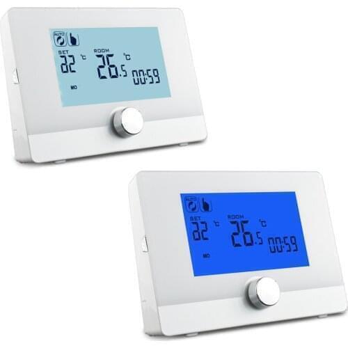Electronic Warm Underfloor Water Heating Gas Boiler Battery Digital Thermostat
