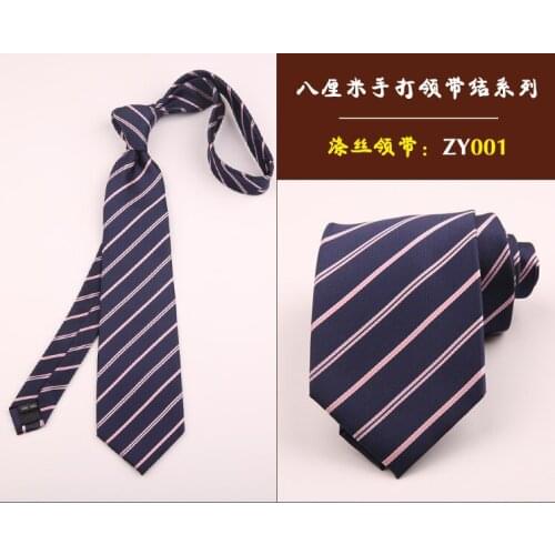 Mens formal wear business black professional work hand tie tie knot suit shirt 8CM wide tie
