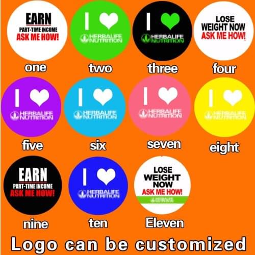 Herbalife badge Hoodie decorative pin womens backpack icon cool accessories