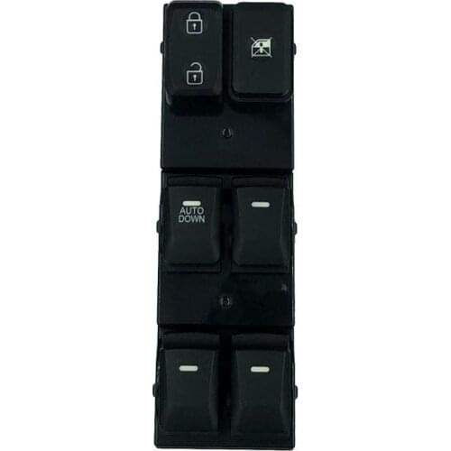 Esirsun Window Front Left Master Lifter Switch Button Fit For Kia Sportage 2011 2012 2013 2014 2015 2016,93570-3W000,935703W000