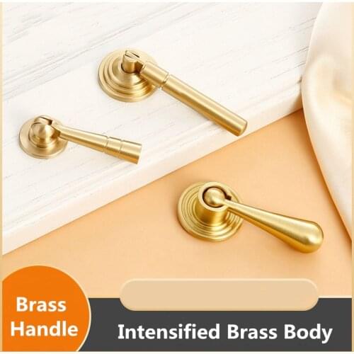 Brass Cabinet Handles Door Handles Drawer Cupboard Gold Pulls Drawer Knobs Furniture Handle Hardware