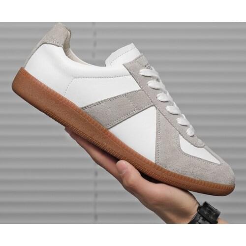 Casual Men Shoes German Cow Suede Designer Flats Breathable Lace-Up Mixed Colors Loafers Military Sneakersst76