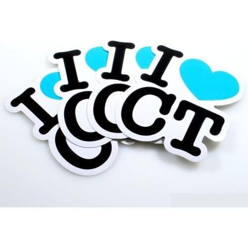UV Protected cheap paper pvc die cut sticker,Screen Printing self adhesive vinyl sticker ---PX9021