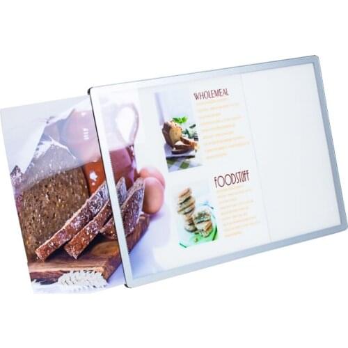 A4 display stand menu sign stand led stand menu light box