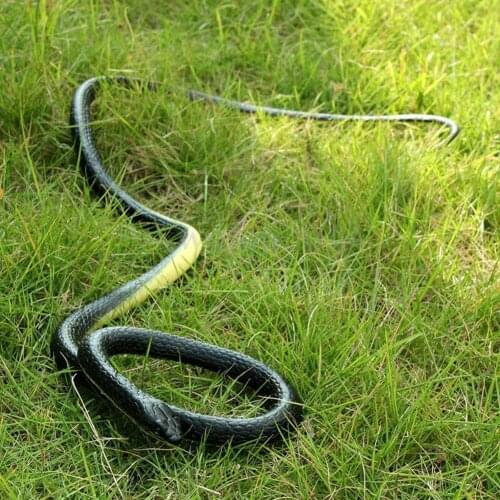 130cm Lifelike Realistic Fake Snake Toy Halloween April Fools Day Trick Prop