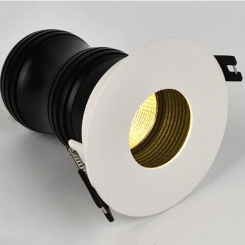 BEIAIDI LED Recessed Downlight 7W 12W Dining Living Room Kitchen Ceiling Lamp COB Chip Embedded Staircase Cabinet Spotlight