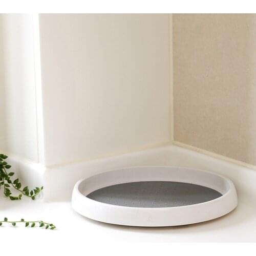 360° Rotating Round Spice Storage Rack Tray Turntable Home Kitchen Jar & Holder Storage Trays