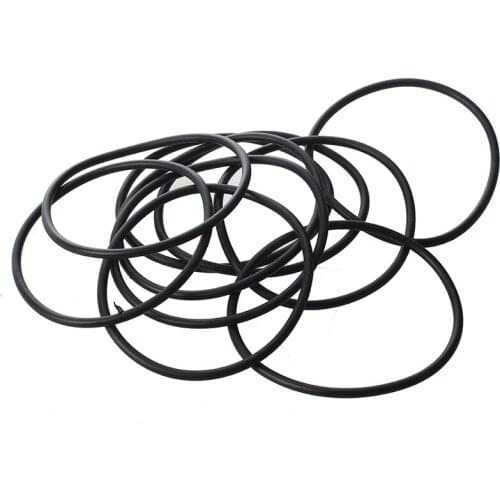 10 pcs O-ring made of nitrile rubber, outside diameter 80 mm, thickness 3.5 mm, Black Retail