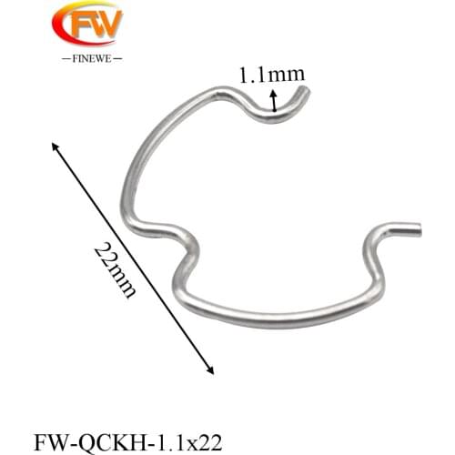 FINEWE Custom 5pcs/lot Stainless Steel Headlight Bulb Spring Clips Car Headlamp Light Bulb Retainer Spring Clips