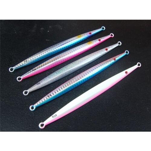 5PCS Deep sea Jigging Fishing Ocean Boat Rock Beach Slow Jig Jigbait Spoon Lure baits 60/80g