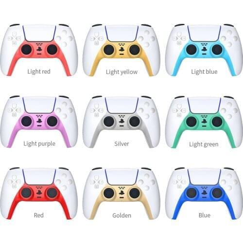 50 PCS Decorative Strip for Sony PS5 Front Middle Controller Replacement Decorative Shell for PS5 Joystick Games Accessories