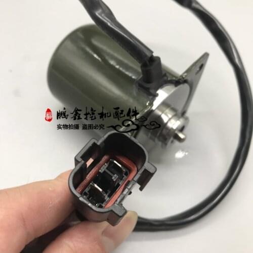 Free shipping Excavator accessories Komatsu PC60 100 120 200-5 4D95 Main pump hydraulic pump solenoid valve electrical appliance