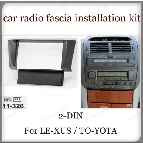 Car audio conversion surface frame refit panel for LE-XUS LS-430 UCF-30 2001-2006 for TO-YOTA Ce-lsior UFC30 2001-2006 2-DIN