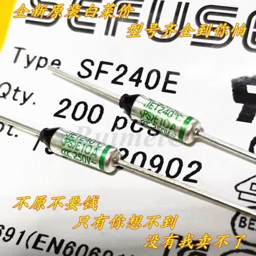 Free Shipping 5PCS SF240E-1 10A 73 84 99 113 129 133 142 Metal Shell 167 172 192 216 227 184 240 280 ° 240 250V Temperature Fuse