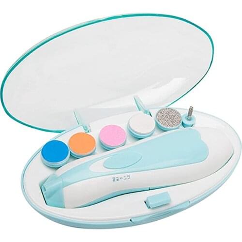 Safe Electric Nail Clipper Cutter Baby Nail Trimmer Manicure Pedicure Clipper Cutter Scissors Kids Infant Nail Care