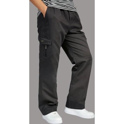 New Arrival Autumn Winter Casual Cotton Thick Trousers Super Large Fashion Brand Loose Mens Long Pants Size XL-4XL 5XL 6XL