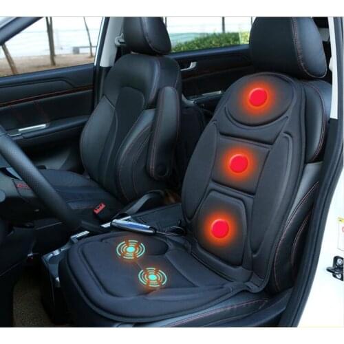 Automobiles Home Office fiber Seat heated Covers w 5 Vibrate Full-Body Massage warm seat heating support interior car accessory
