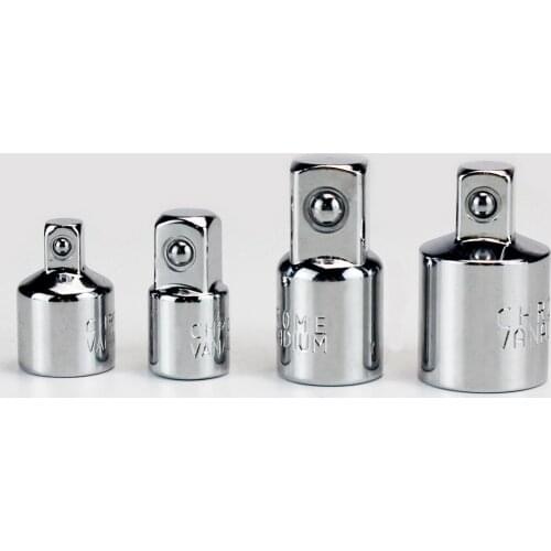 CR-V Steel Socket Ratchet Converter Adapter Reducer 1/2 to 3/8 3/8 to 1/4 1/4 to 3/8 3/8 to 1/2 Car Bicycle Garage Repair Tools