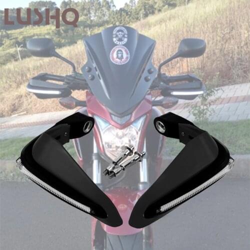 For DUCATI MONSTER 900 MONSTER 1100 MONSTER 821 MONSTER 696 Motorcycle Hand Guards Lights LED Handguard Protective Gear