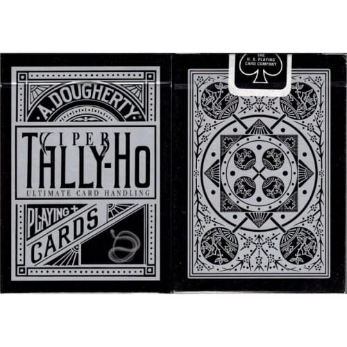 Ellusionist Tally-Ho Viper Playing Cards Bicycle Black Fan Back Deck Poker Size Magic Card Games Magic Tricks Props