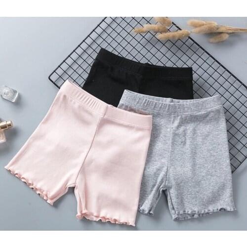 Summer Children Safety Shorts Lace Shorts For Kids Girls Underwear Candy Color Baby Panty 2-8years Girl Panties