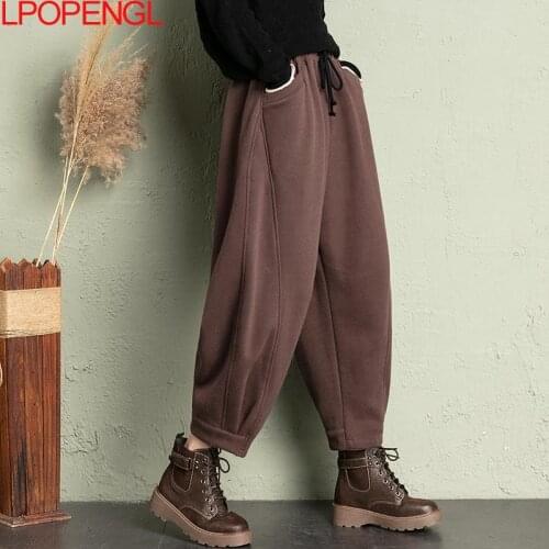 Женские бархатные брюки LPOPENGL China At AliExpress